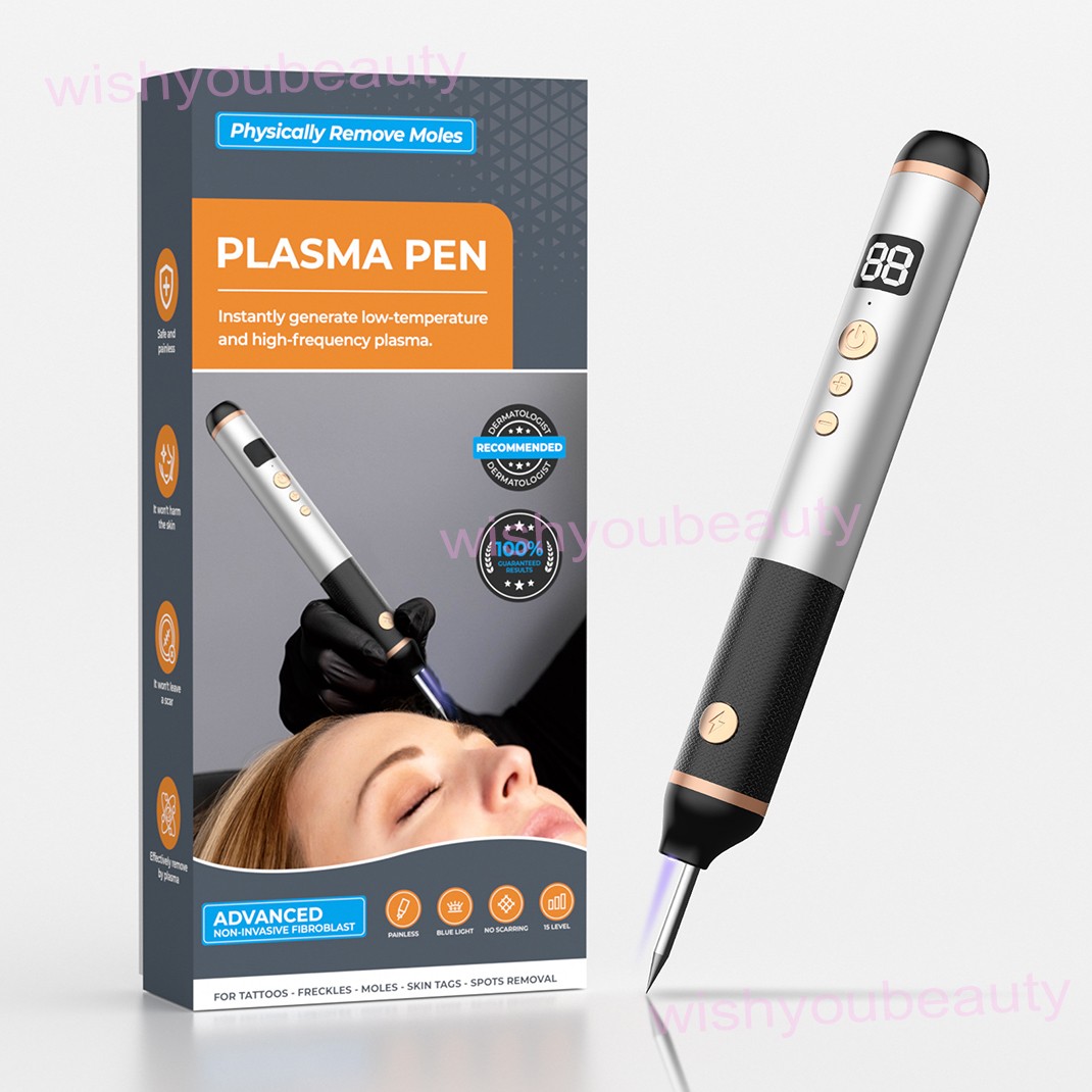 Plasma Pen Physically Skin Tag Mole Remover 15 Levels Laser Spot Removal Machine