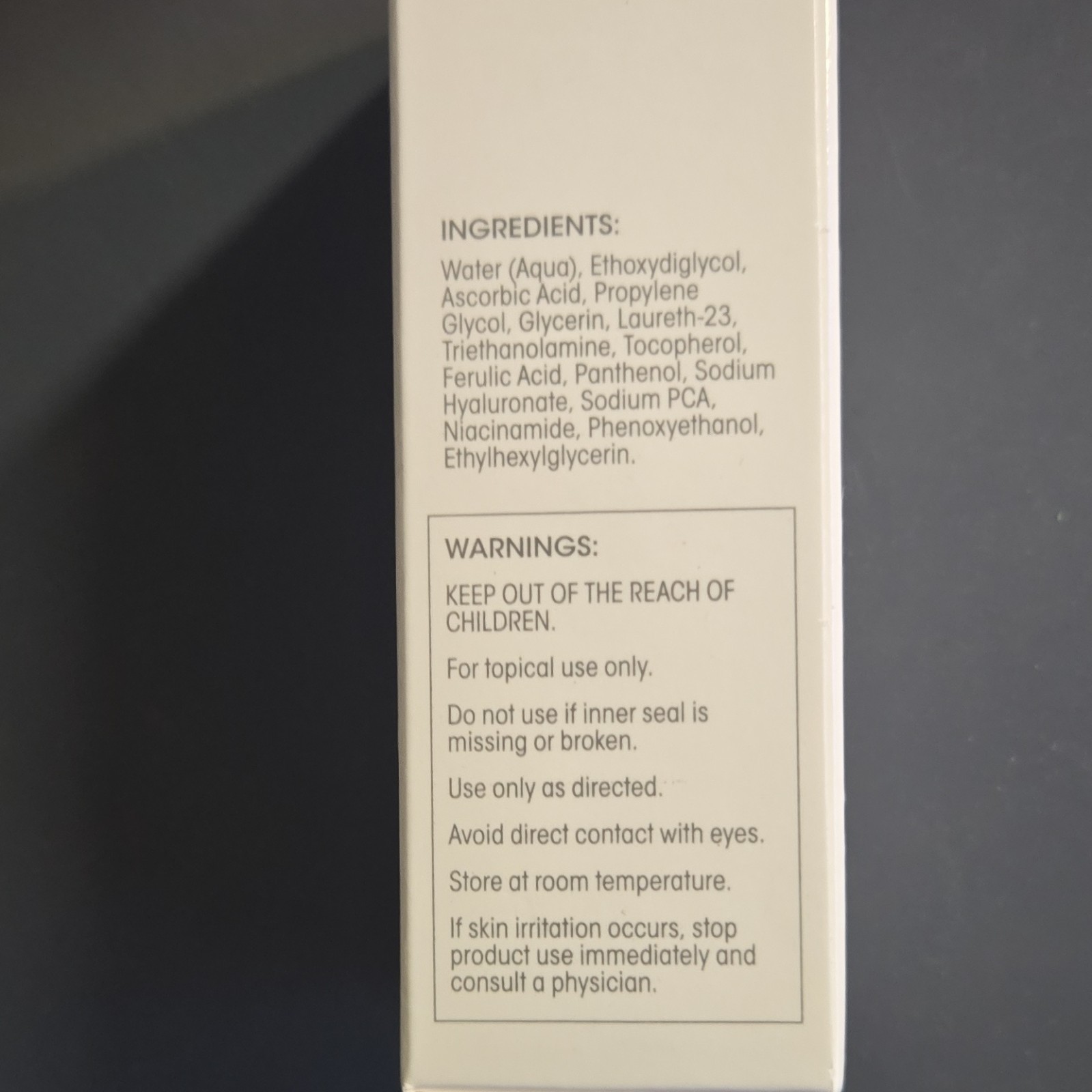 5th & Glow Glowic Antioxidant Booster Serum Ferulic + Vitamin C 1 oz