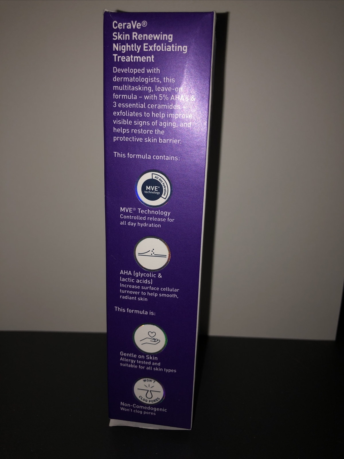 CeraVe Skin Renewing Nightly Exfoliating Treatment Serum – 1.7 fl oz (S4612500)
