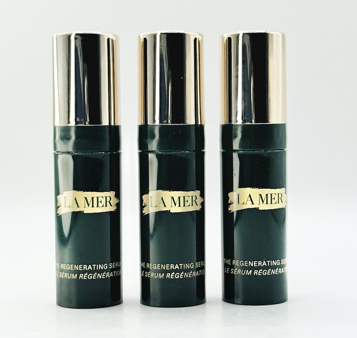 3 X LA MER The Regenerating Serum Deluxe Sample Size 5 ML / 0.17 oz each NEW