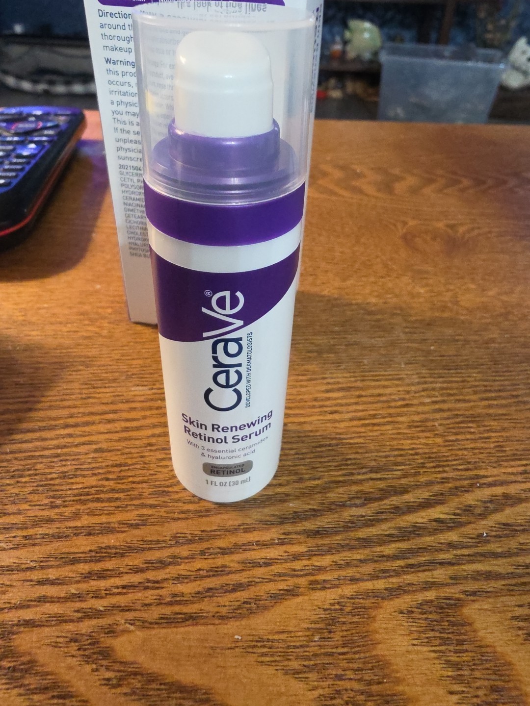 ✅*NEW* CeraVe Anti Aging Retinol Serum 1oz Cream Serum for Smoothing Fine Lines✅