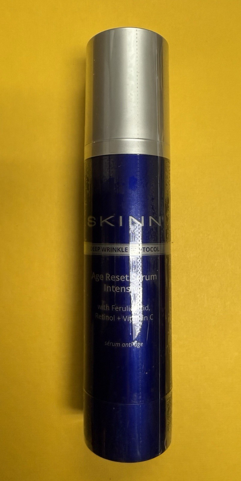 SKINN Age Reset Serum Intensive. w/Ferulic Acid Retinol & Vitamin C 3.4 oz. NEW.