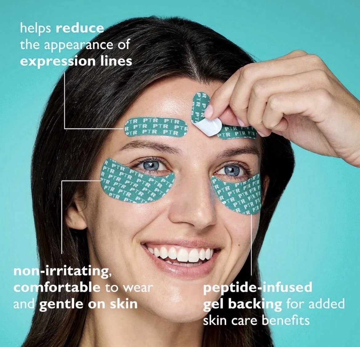 Peter Thomas Roth Peptide Skinjection Peptide-Infused Face & Eye Tape, 40pcs NIB
