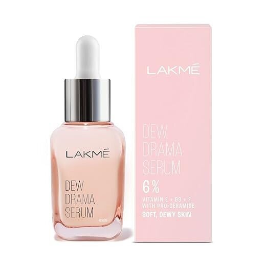 LAKMÉ 6% Vitamin E, Niacinamide, Vitamin F & Pro-Ceramides Dew Drama Serum 30Ml