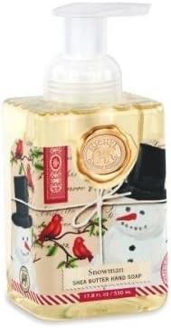 Michel Design Works Foaming Shea Butter Liquid Hand Soap Holiday Snowman New