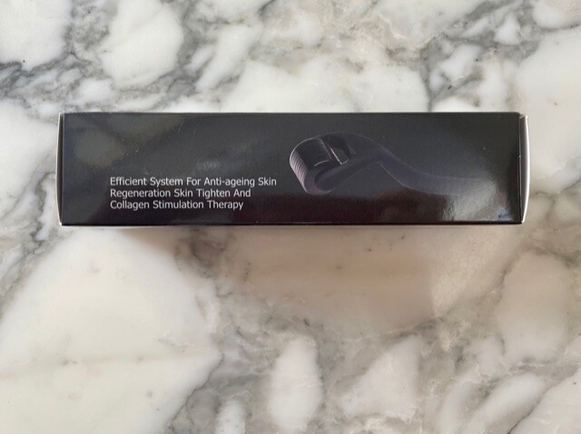 Dermaroller * Matte Black * 540 Titanium Gold Microneedles * NEW * 1.00mm