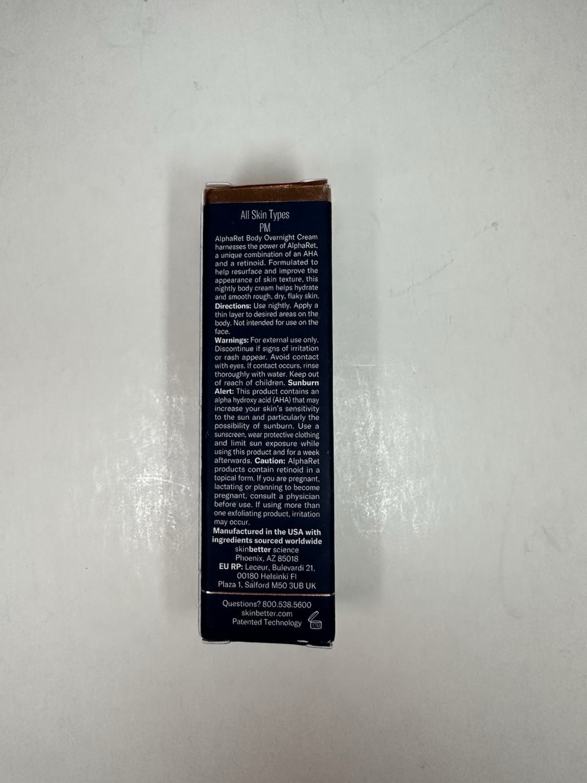 AlphaRet Body Overnight Cream Skinbetter Science