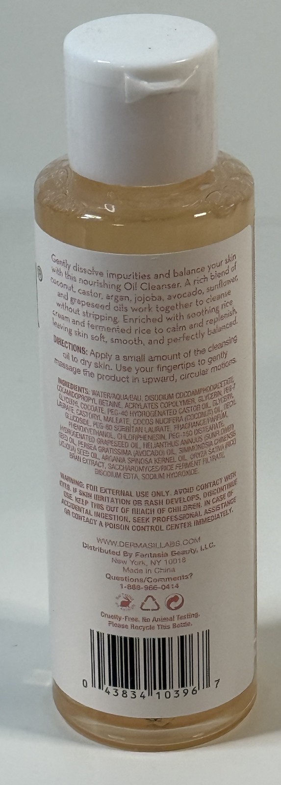 Dermasil Oil Cleanser Lot of 3 Vitamin C, Jojoba Oil, Ceramides, Turmeric Argan