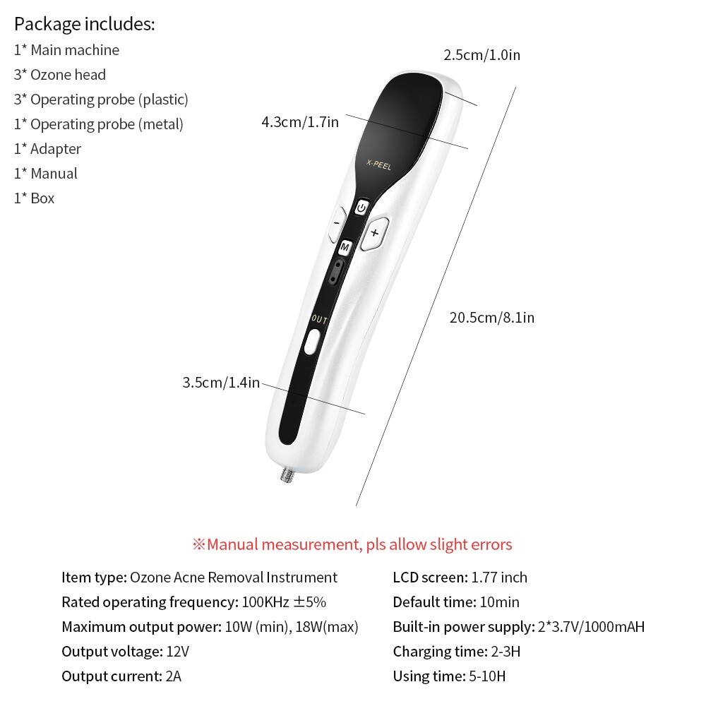 2025 New Ozone Plasma Pen Jet for Skin Rejuvenation & Acne Treatment Removal