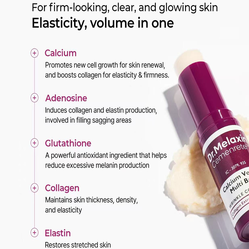 Dr. Melaxin Cemenrete Calcium Volume Multi Balm Wrinkle Core Stick 9g Exp:9-2027