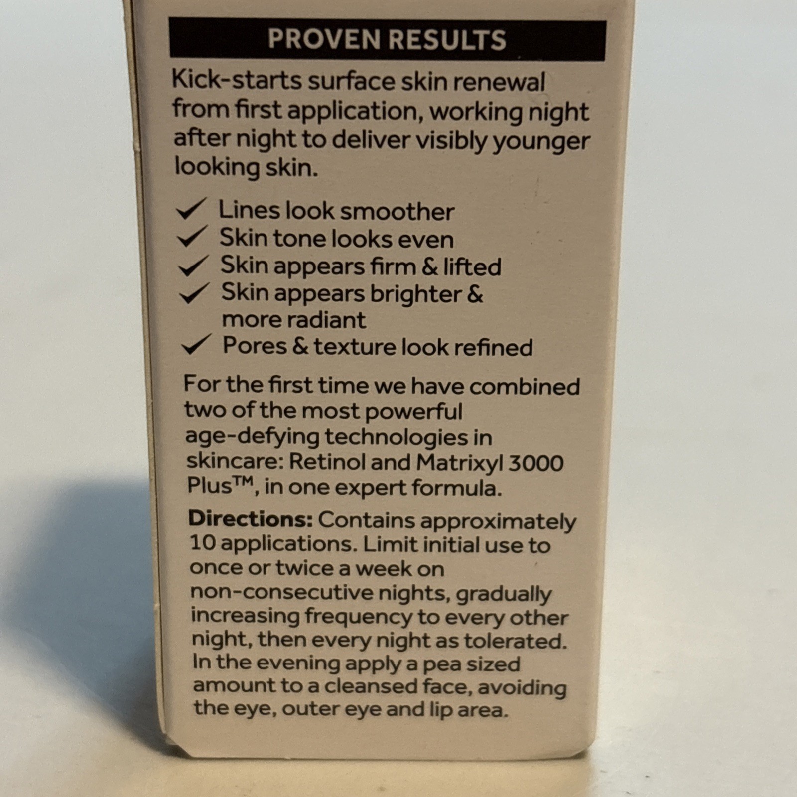 No7 Advanced Retinol 1.5% Complex Night Concentrate, Sample Size .1oz New in Box