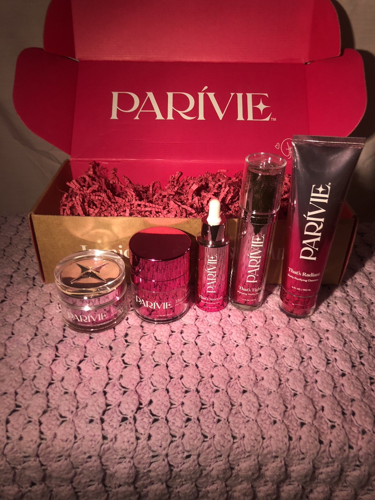 Parivie Paris Hilton Ultimate Icon Skin Care Routine Bundle Repair Cream Serum💝