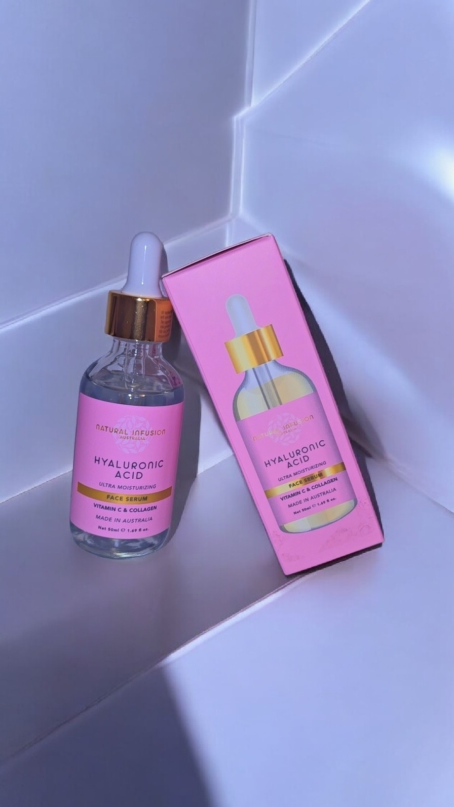 Natural Infusion Australia Hyaluronic Acid Face Serum 1.69 fl oz/50 mL