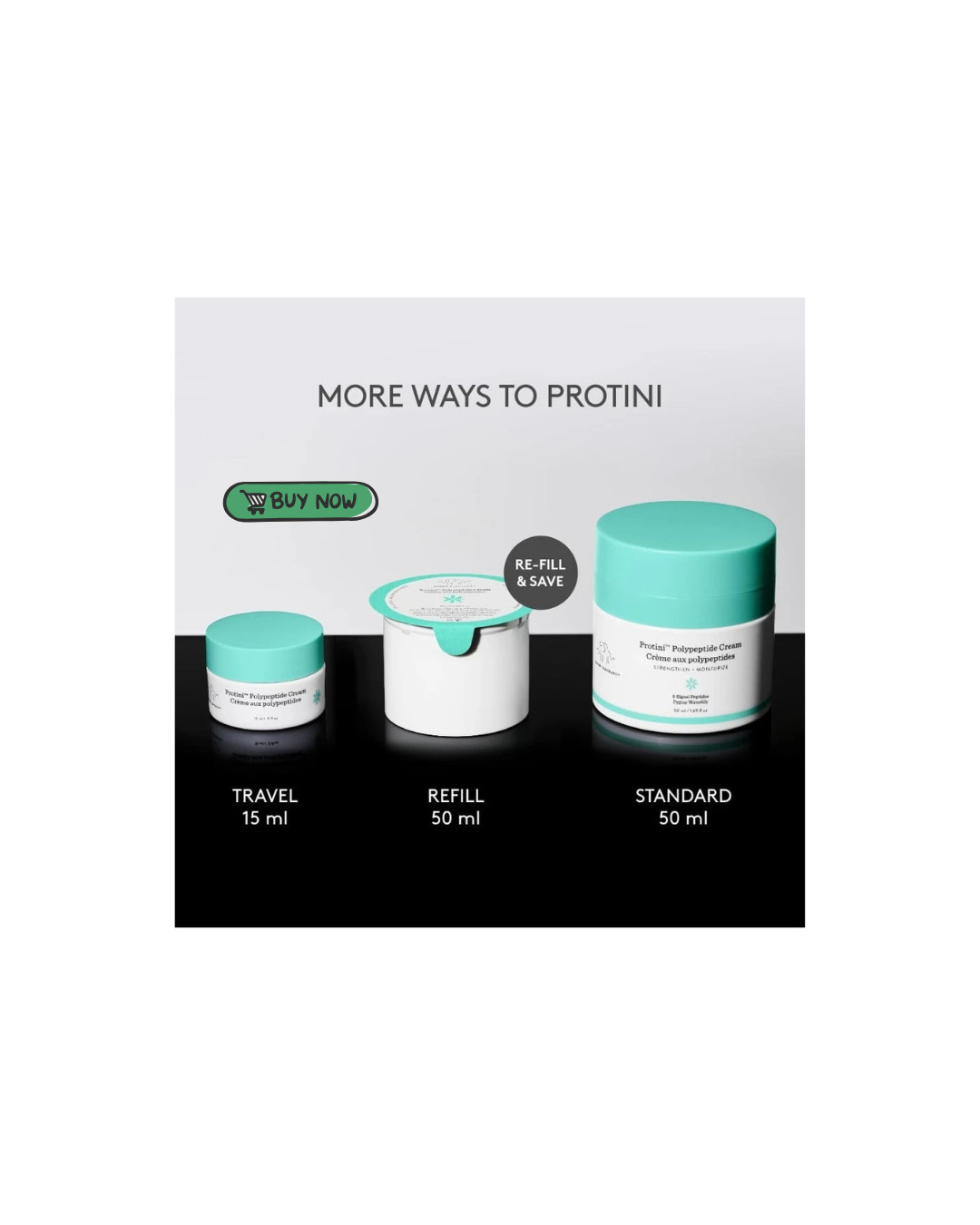 Drunk Elephant Protini Polypeptide Cream 50ml Peptide Moisturizer New