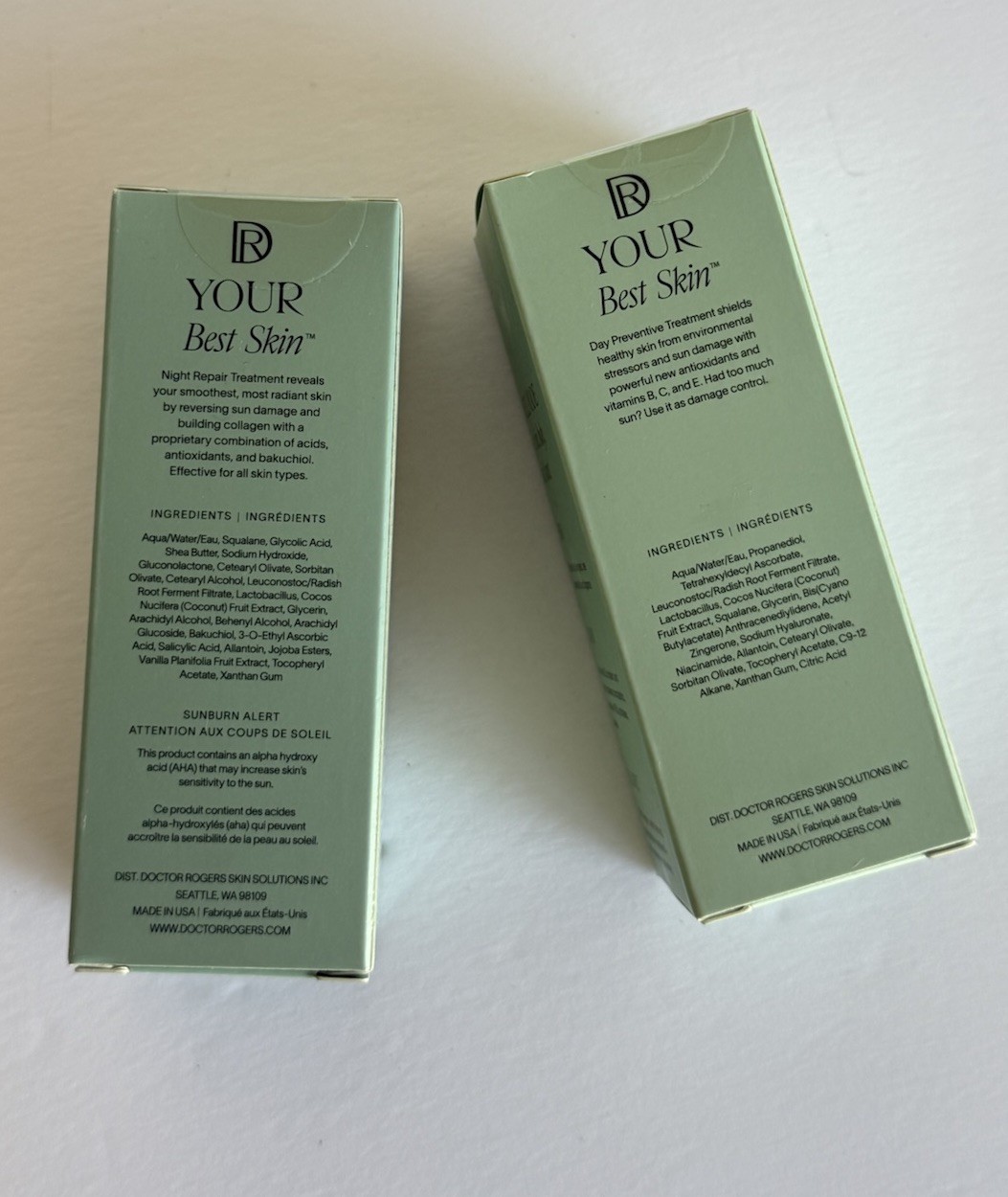 Doctor Rogers Day Night Treatment Skincare Set Two Piece