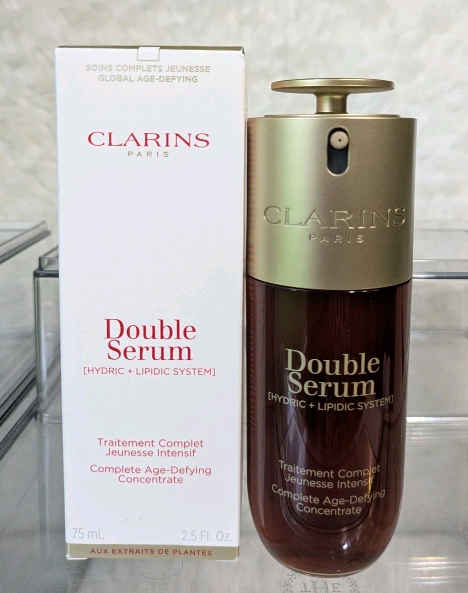 Clarins Double Serum Complete Age defying Serum 2.5 floz w/ Proof Of Purchase