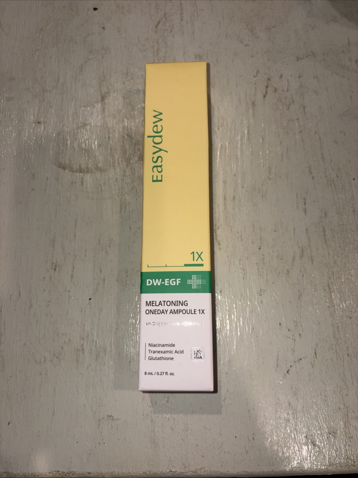 Easydew DW-EGF Melatoning Ampoule 1X – Hydrating Dark Spot Serum with Niacinamid