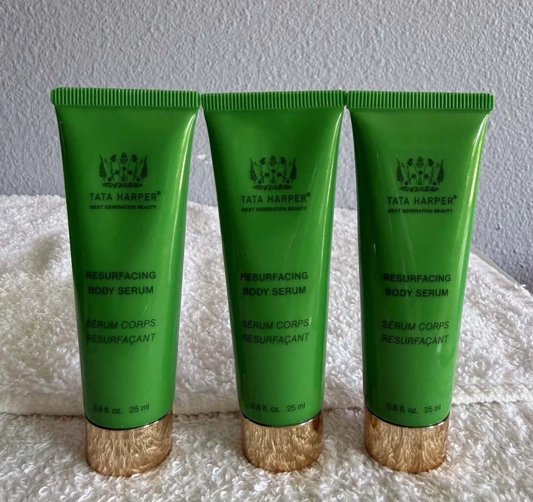 3X Tata Harper Resurfacing Body Serum-25ml/0.8 oz- Sealed Under Cap-New