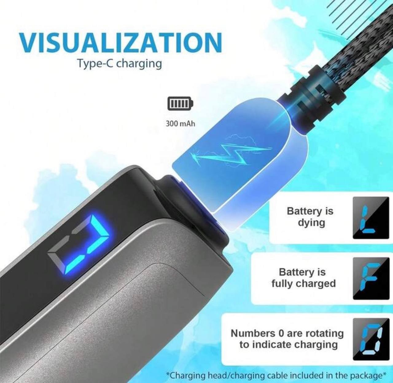 Dr. Pen M8S Wireless Pen, Adjustable Speed Device +10 Tips =(10×18)