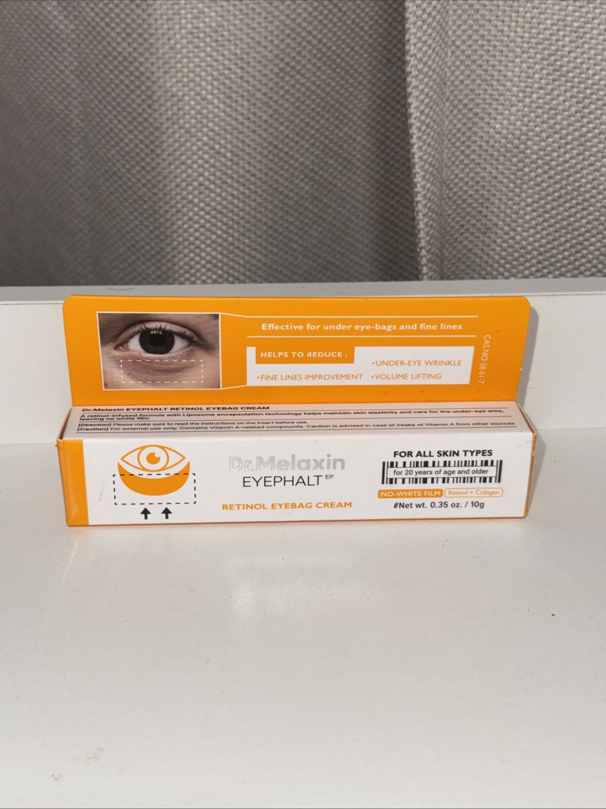 Dr.Melaxin Eyephalt Eyecream for Eyebags Puffiness Wrinkles 10ml Exp.Date 05/28