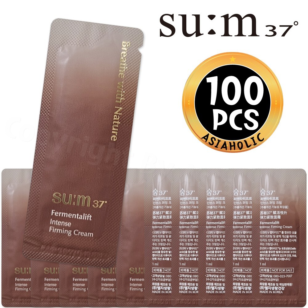 SU:M37 Fermentalift Intense Firming Cream 1ml x 100pcs (100ml) Sample Sum37 New