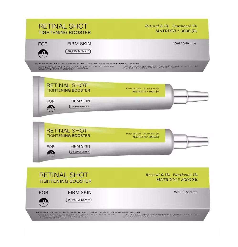 2 Pack Retinal Serum 0.1% Matrixyl 3000 Peptide Anti Aging Firming Booster 15ml