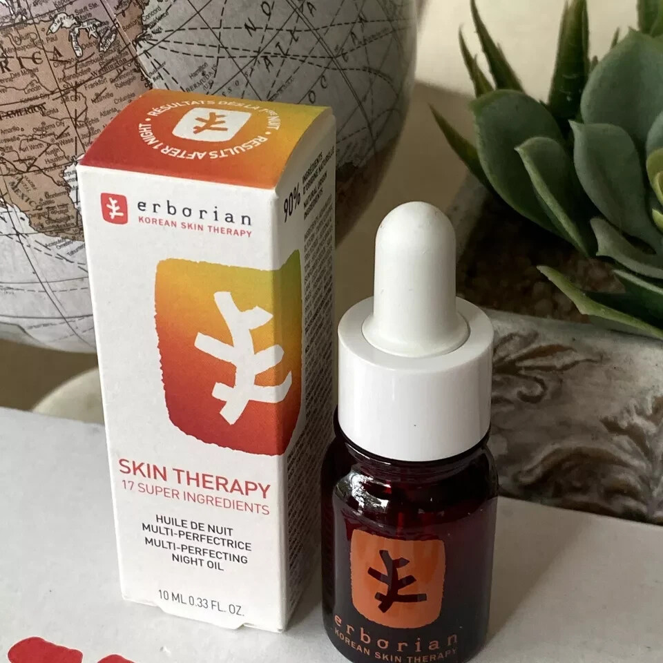 2x Erborian SKIN THERAPY Multi-Perfecting Night Oil 10mL / 0.33 fl oz Each