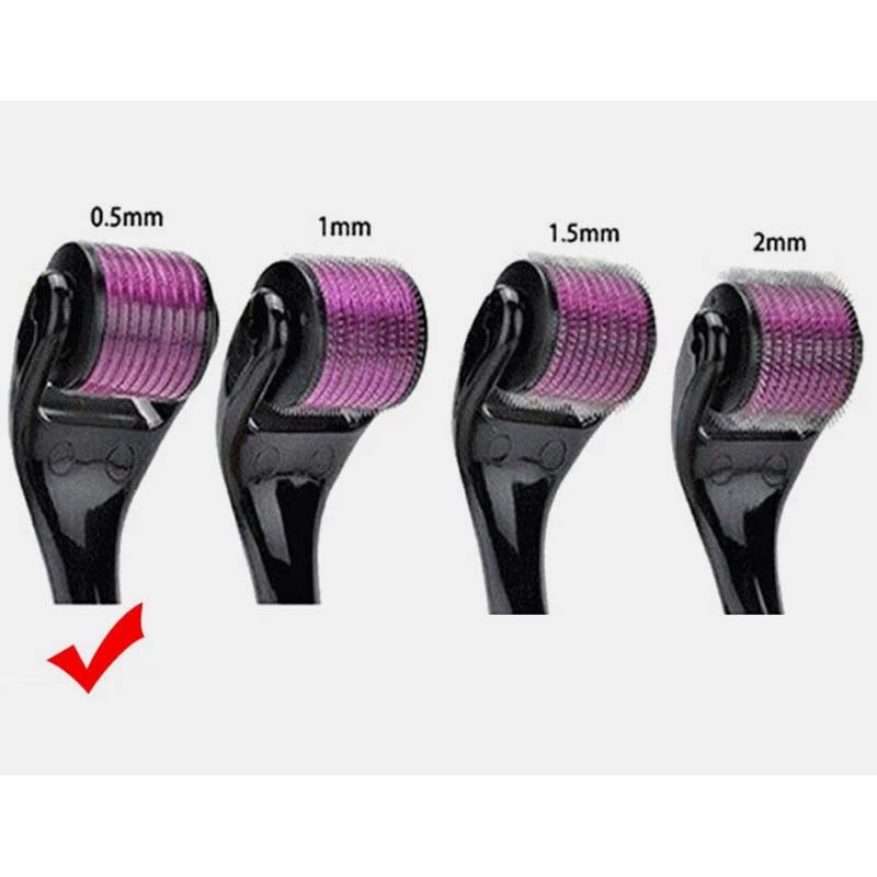 Derma Skin Roller 0.5mm 1mm 1.5mm 2.0mm Acne, Deep Scars, Wrinkles, Beard