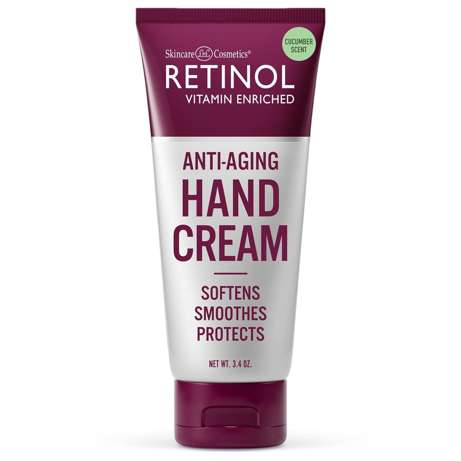 Retinol Anti-Aging Hand Cream For Younger Looking Hands (Cucumber Scent)