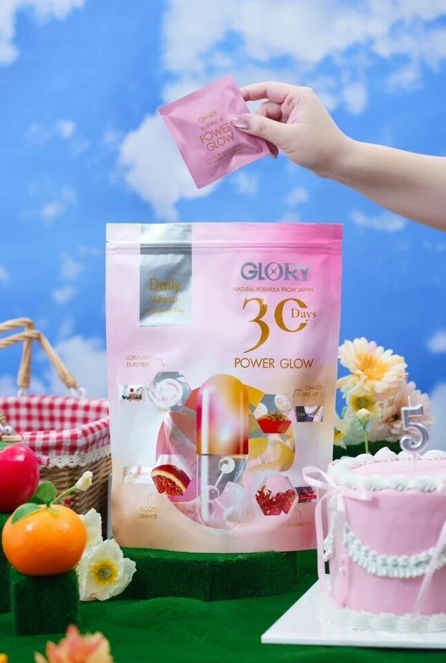 2X Glory Collagen 30 Days Power Glow Anti-Aging Beauty & Wellness Supplement