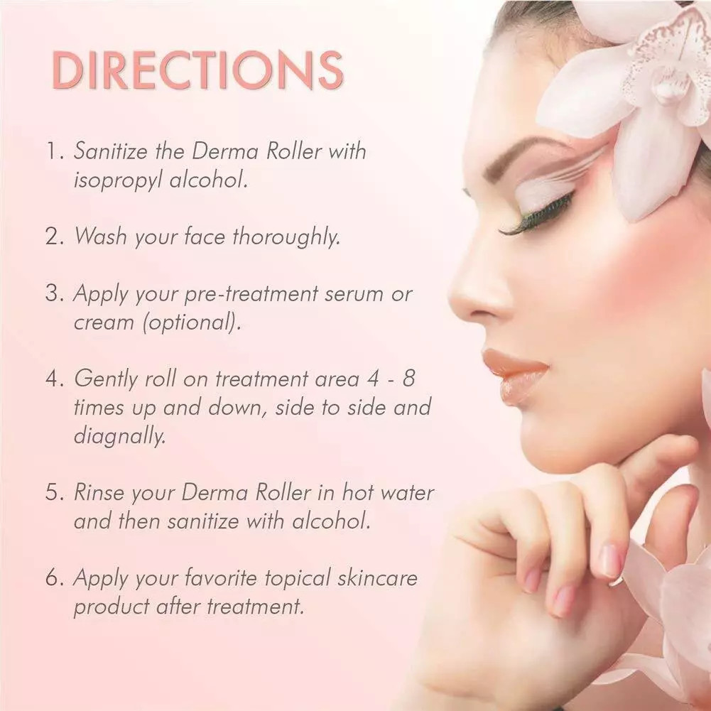 0.5MM-2.0MM Hair Regrowth Micro-Needling Roller Stimulates Hair Growth Painless