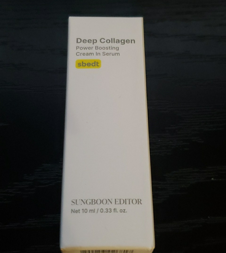 SUNGBOON EDITOR Deep Collagen Power Boosting Cream to Serum .33 fl oz/10ml