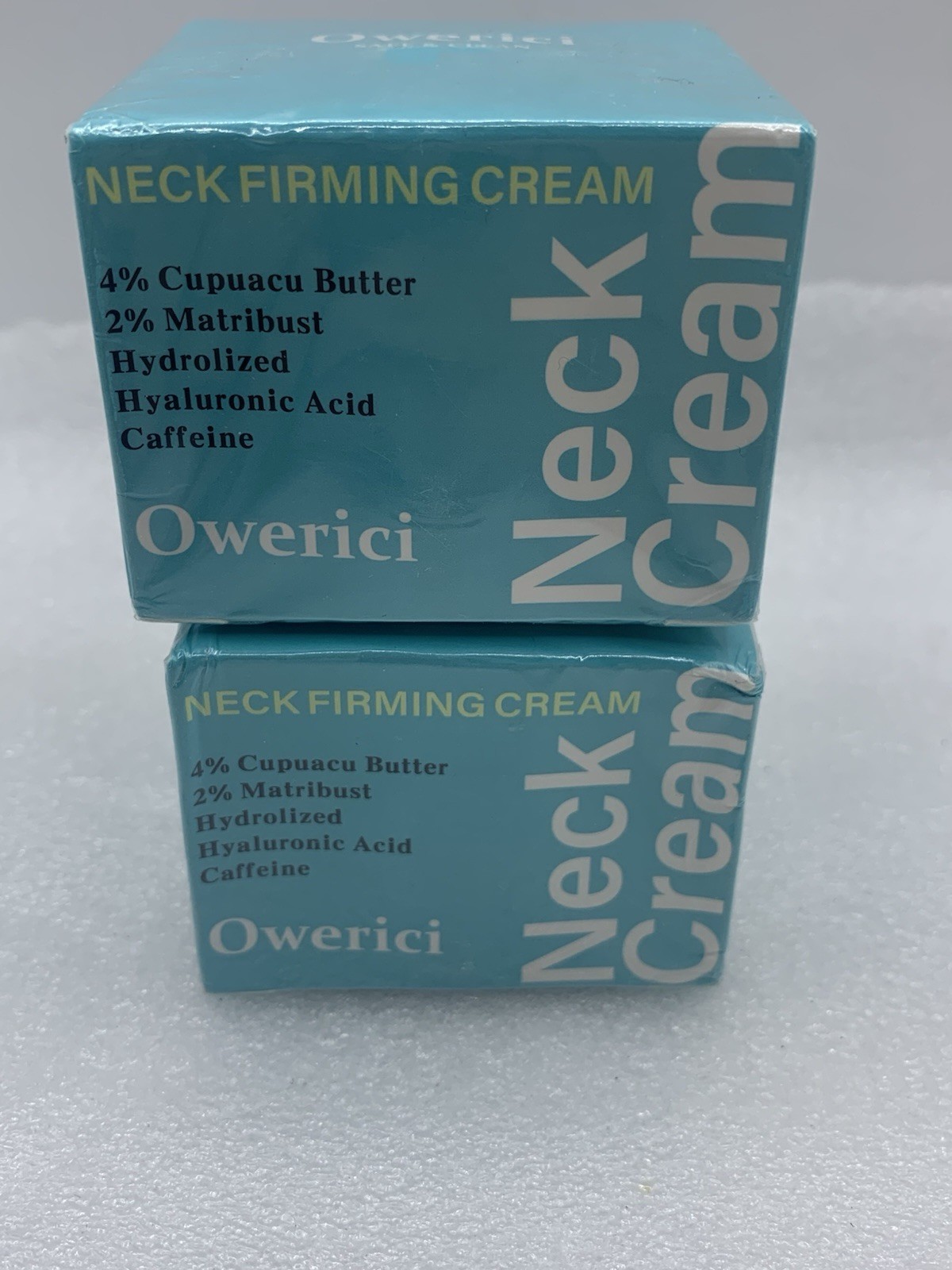 2pk Owerici Neck Firming Cream with Cupuacu Butter and Hyaluronic Acid Sealed BJ