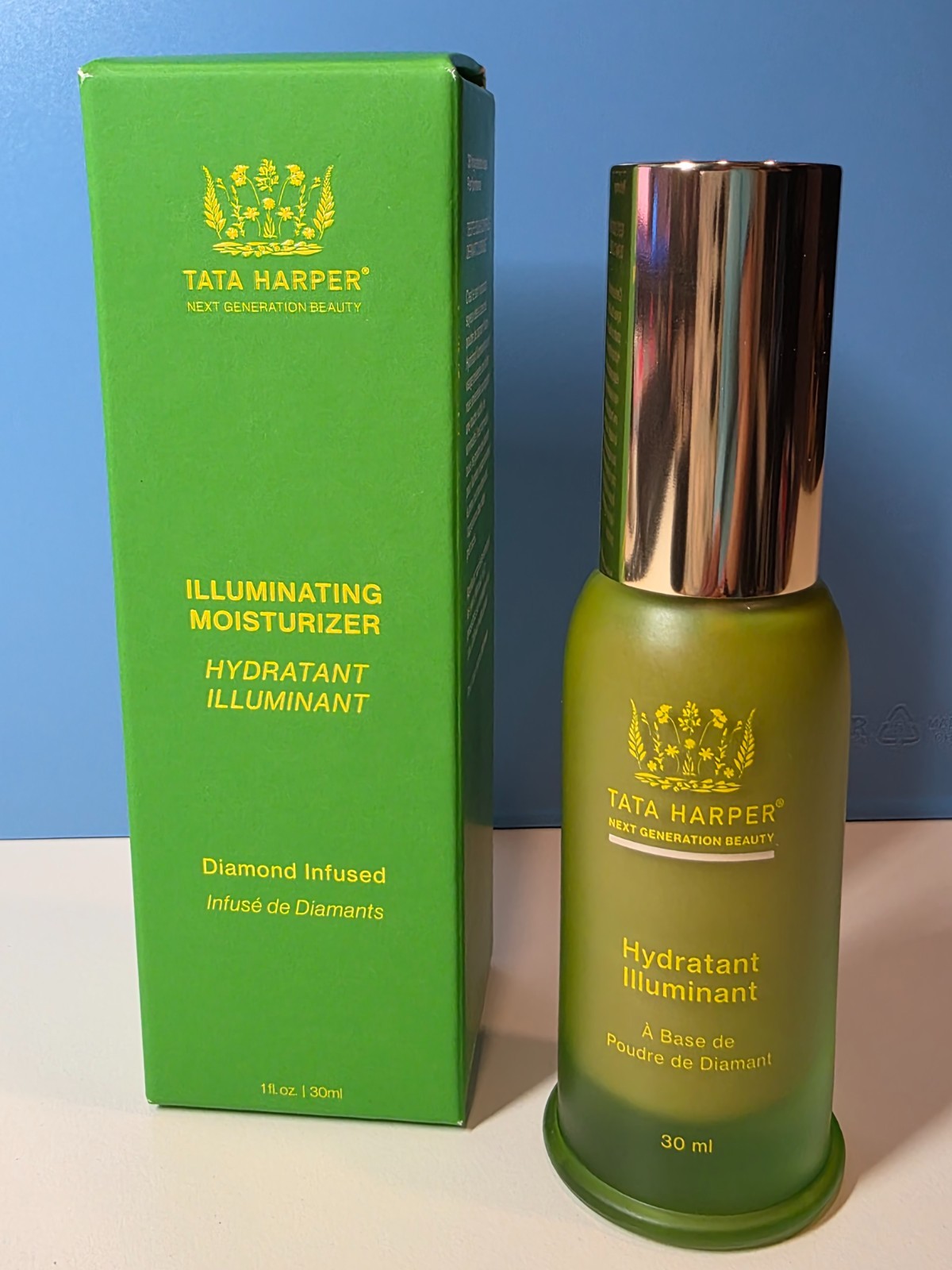 Tata Harper Illuminating Moisturizer Hyaluronic Acid Diamond Infused 1 fl.Oz
