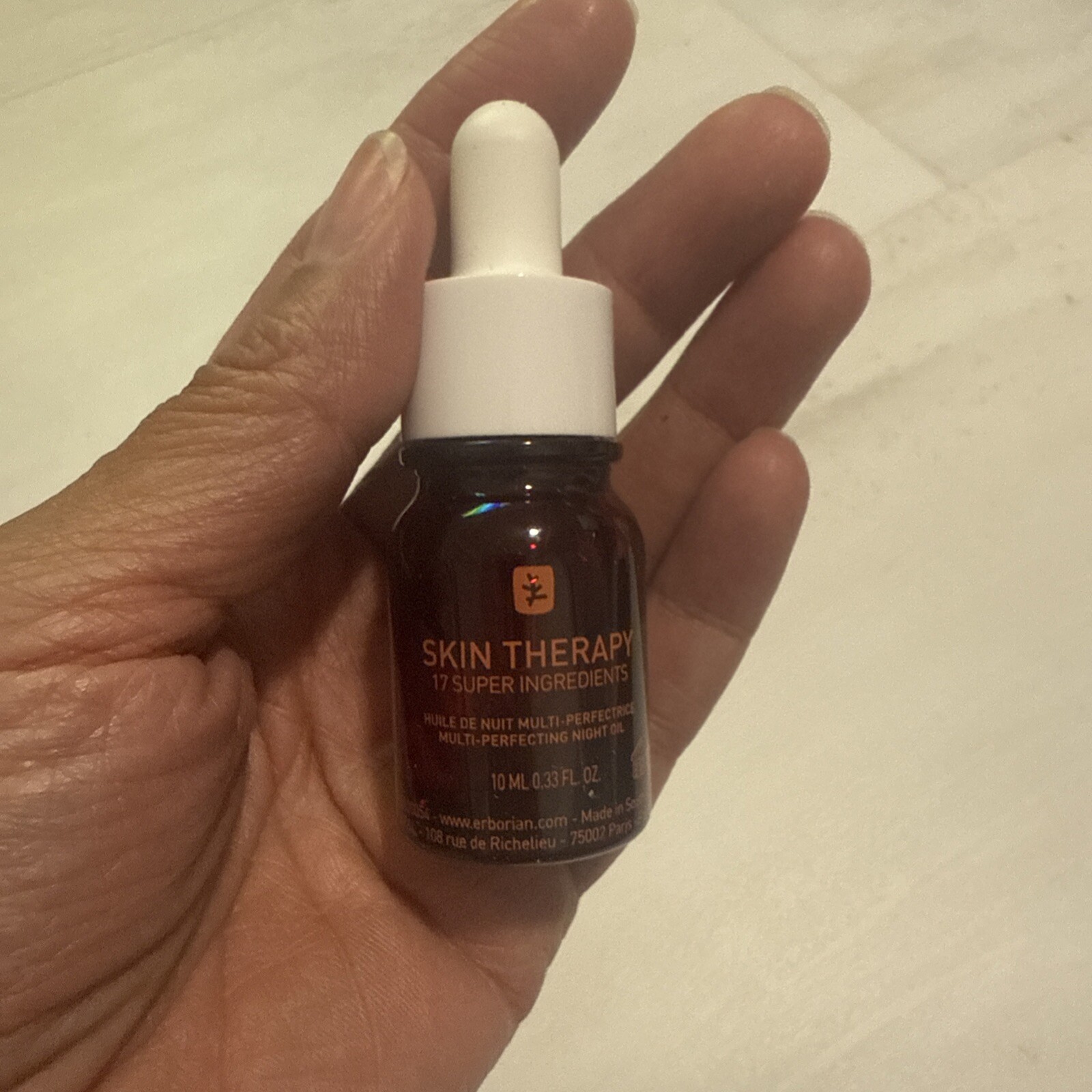ERBORIAN Skin Therapy Multi-Perfecting Night Oil Serum 10mL / 0.33oz Travel Size