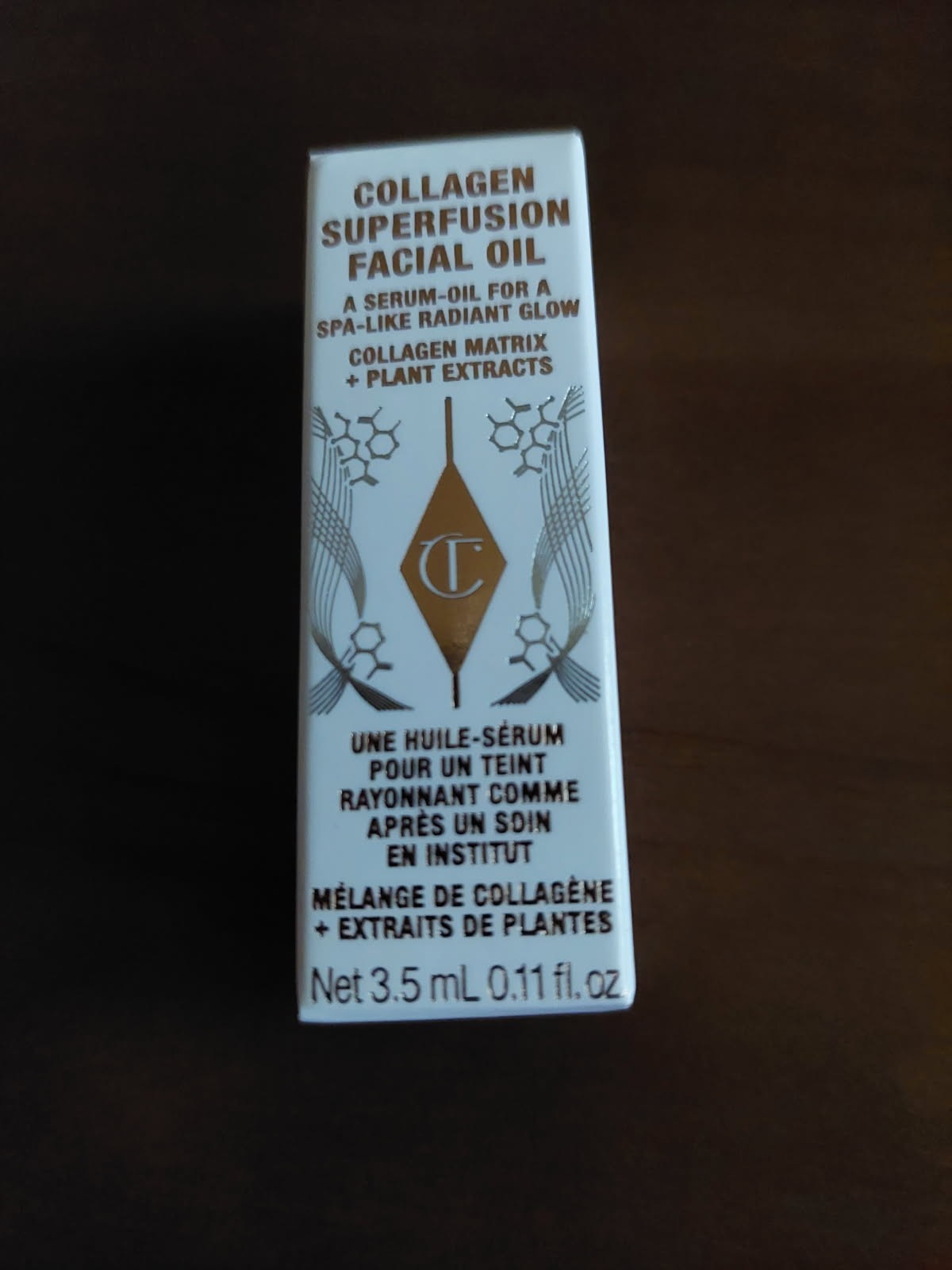 Charlotte Tilbury Collagen Superfusion Facial Oil 0.11oz/3.5 ml. Mini Trail Sz