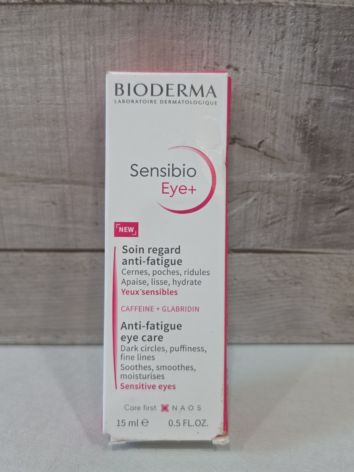 Bioderma Sensibio Eye Contour Gel 0.53 oz15 ml. Eye Care Treatment-Free Shipping