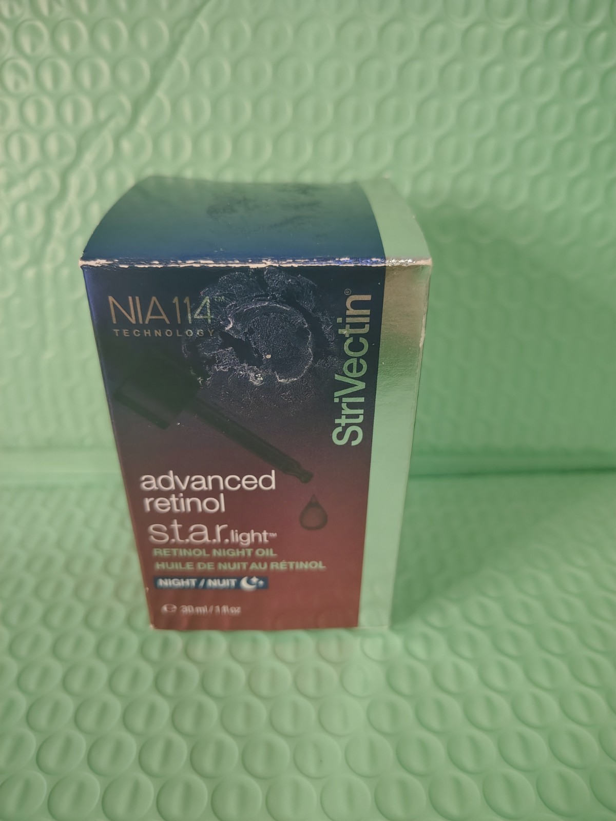StriVectin Advanced Retinol Night Oil STAR Light 1 fl oz Damaged Box