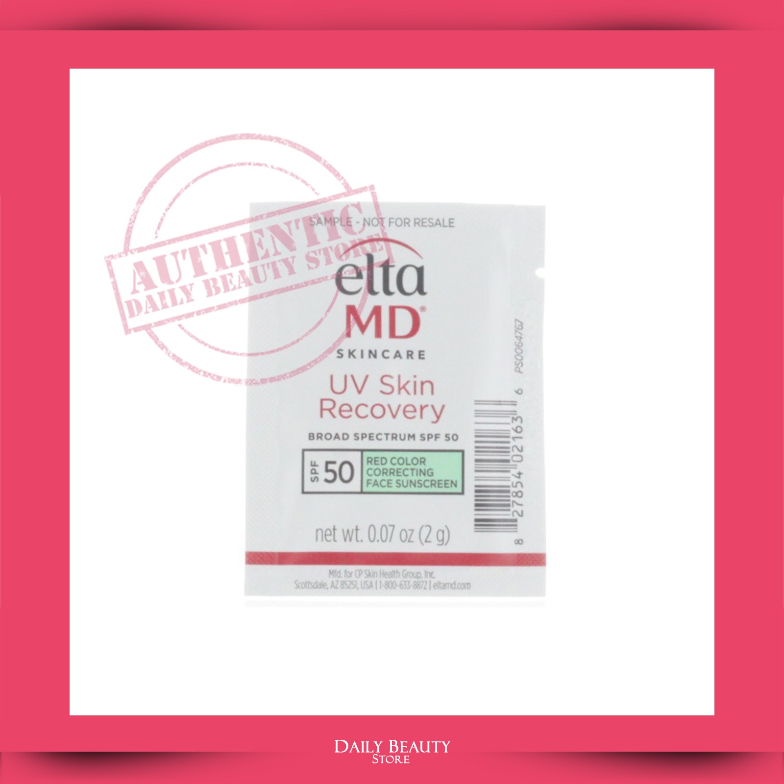 Elta MD UV Skin Recovery Red Color Correcting Tinted 2g 0.07oz X 10 PACK NEW FAS