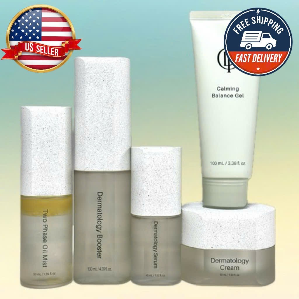 SET 5PCS: Incellderm Dermatology Booster,Serum,Cream,OilMist,Balance Gel – 2028