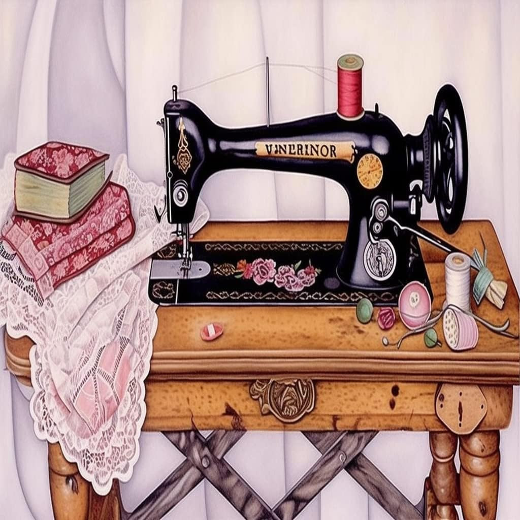 Diymood DIY 5D Diamond Painting Kits for Adults Sewing Machine – Diamond Art Kit