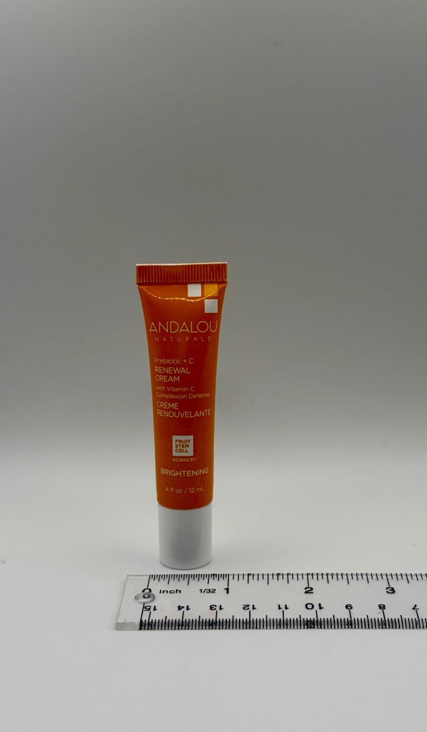 NEW Andalou Naturals Probiotic + C Renewal Cream Travel Size MINI 12g/0.4oz ATHN
