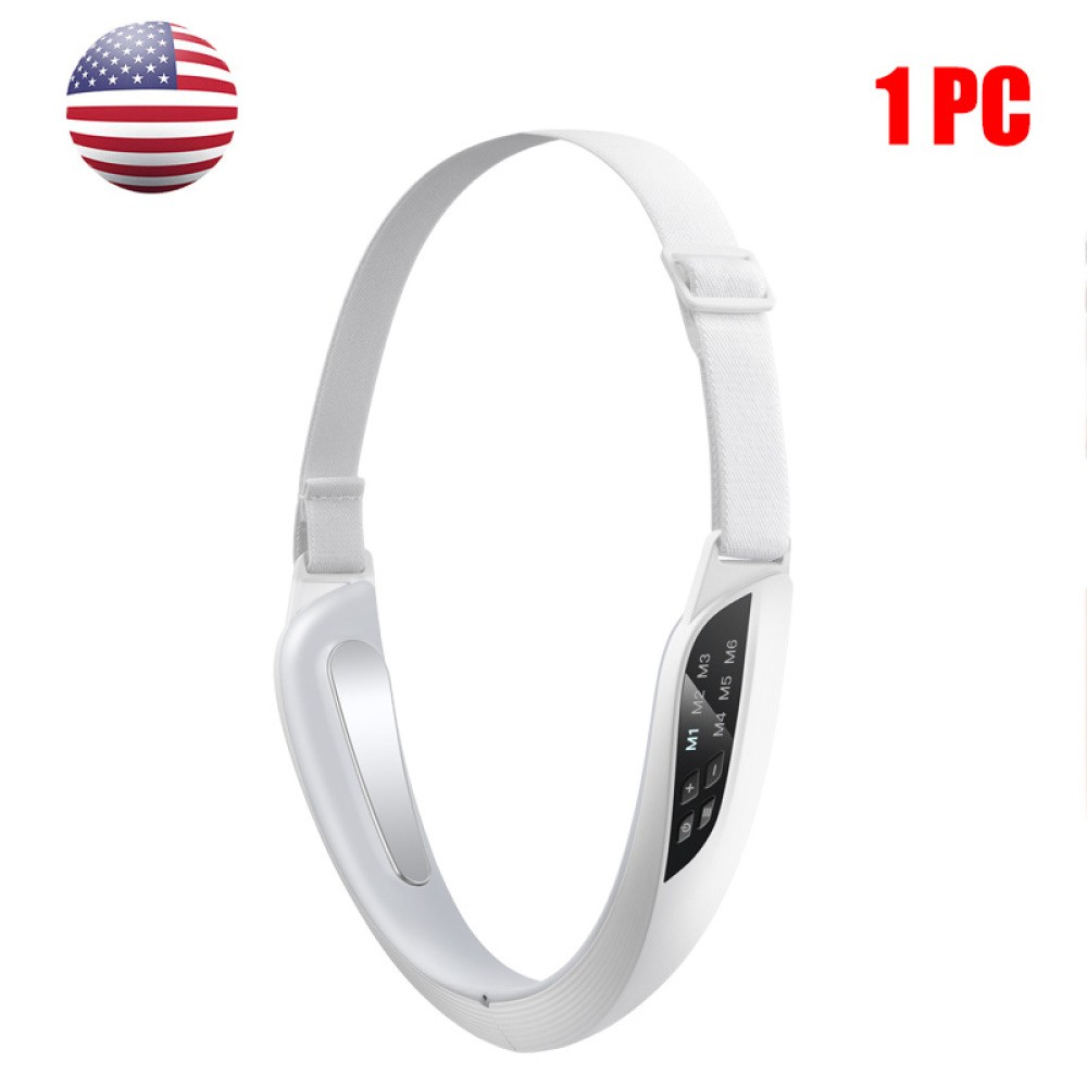 1/2PCS V-Face Massager Face-Lift Sliming Double Chin Reduce LED Photon Therapy
