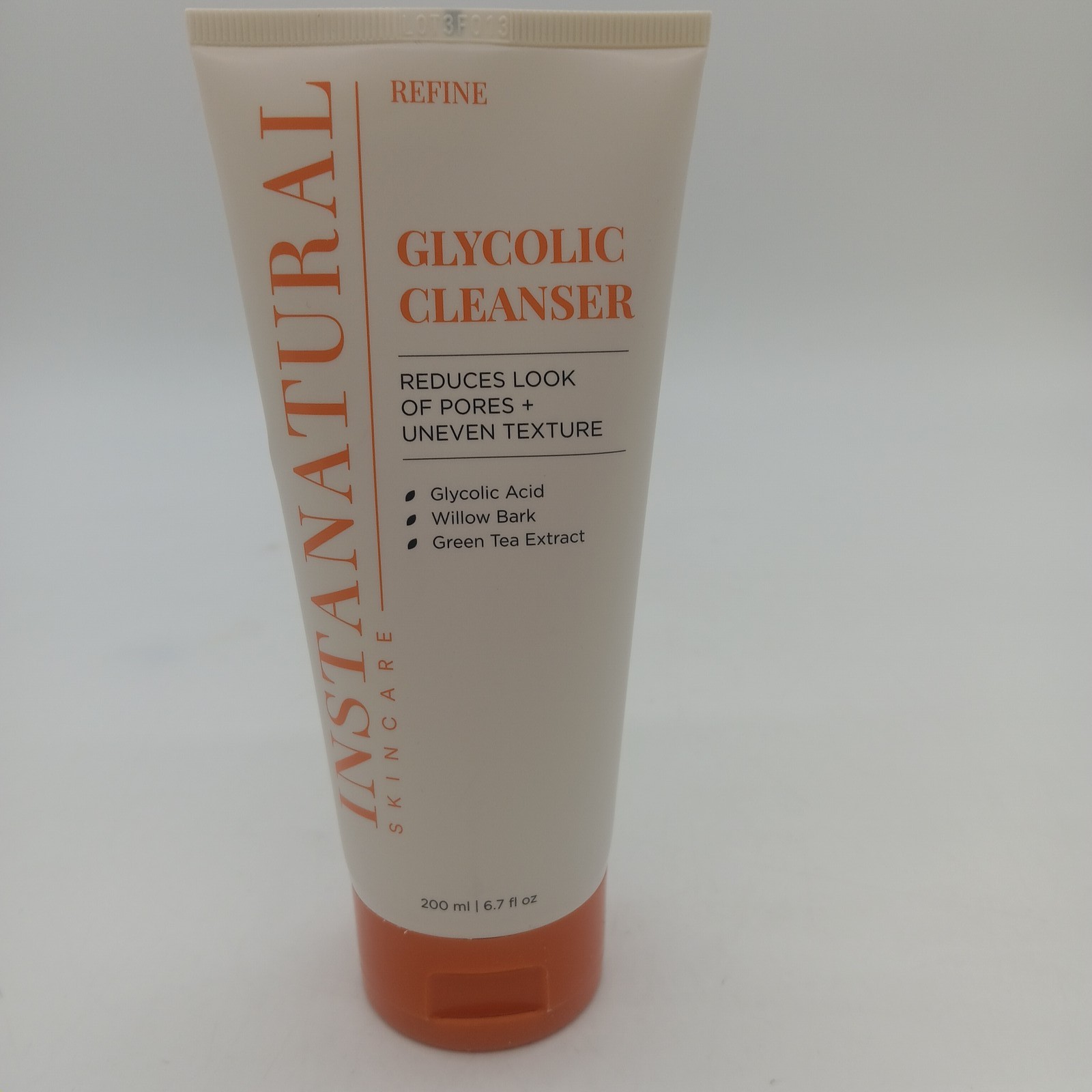 InstaNatural Skin Care Glycolic Cleanser, Beige, 6.7 Fl Oz 200 Ml Exp 10/26