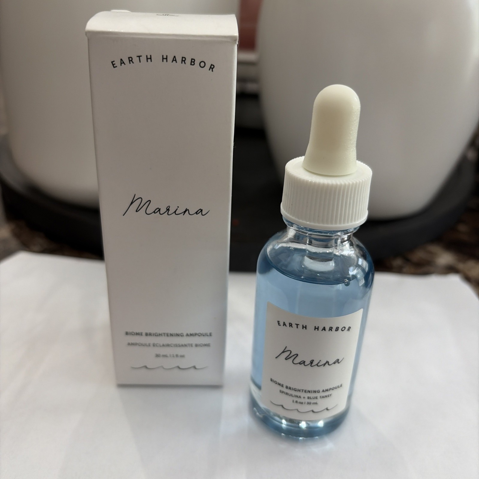 Earth Harbor Marina Biome Brightening Ampoule 1 fl oz 30 ml New in Box