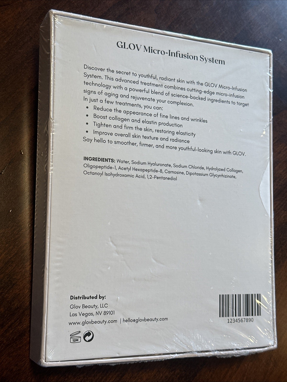 Glov Beauty Micro Infusion system 16 pcs Sealed New