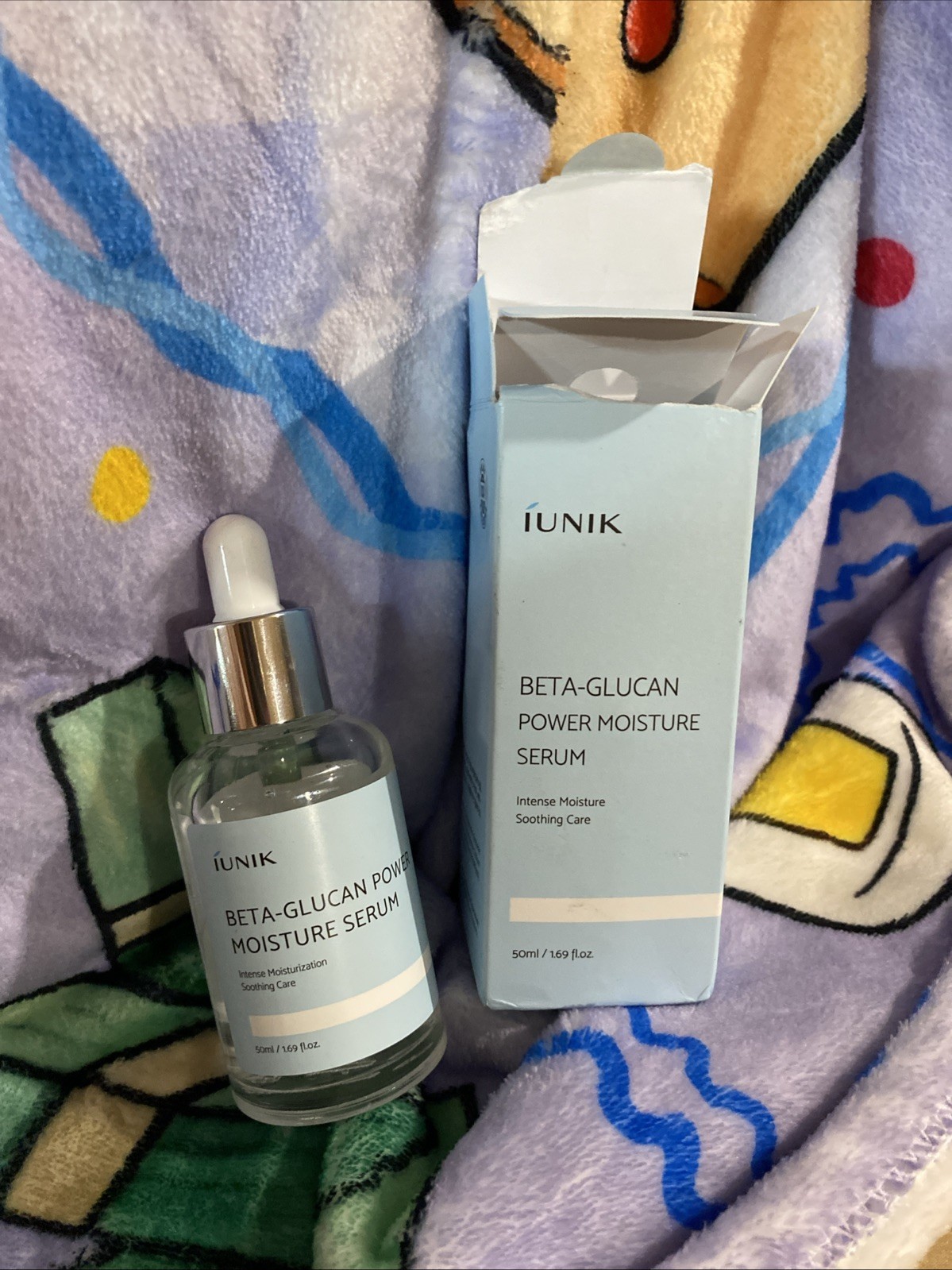 IUNIK – Beta-Glucan Power Moisture – Serum – Soothing Care 50ml – Exp: 03/2028