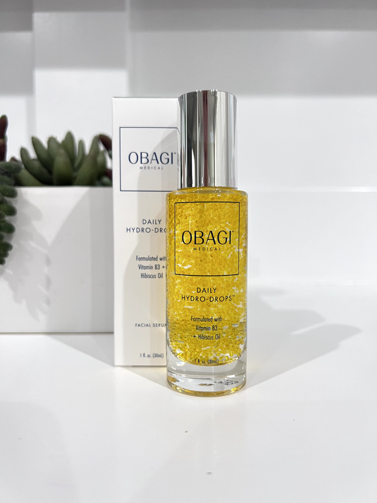 New Box Fresh Obagi Daily Hydro Drops Facial Serum 1 oz 30 ml Anti Aging Wrinkle