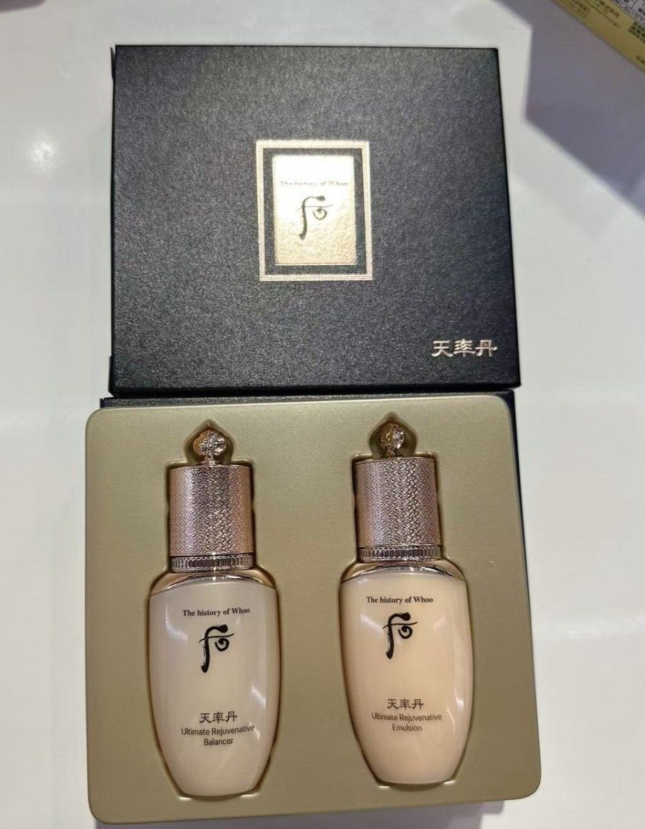 The History of WHOO Ultimate Rejuvenating Balancer &Emulsion 25ml NEW VERSION