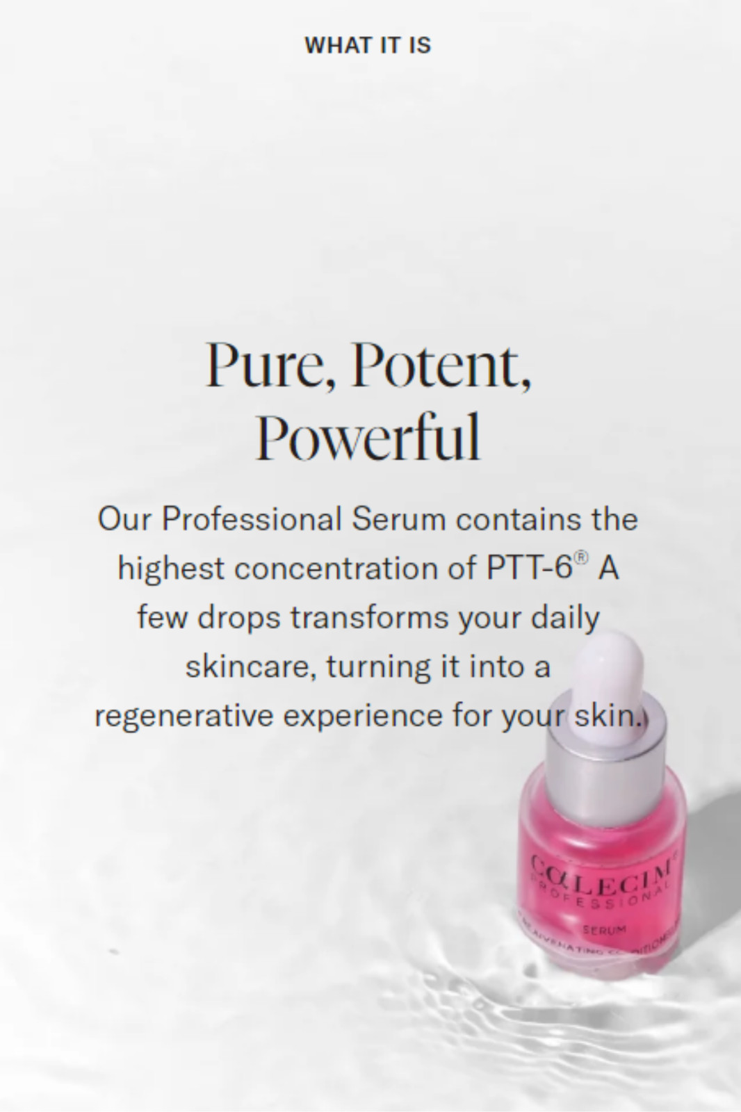 Calecim Professional – Advanced Stem Cell Skin Regenerative Serum 3 x 1.5 ml